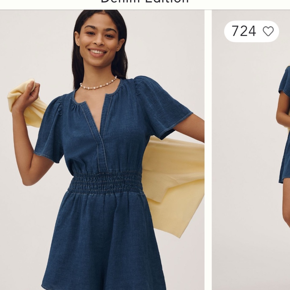 Summerset Denim Romper